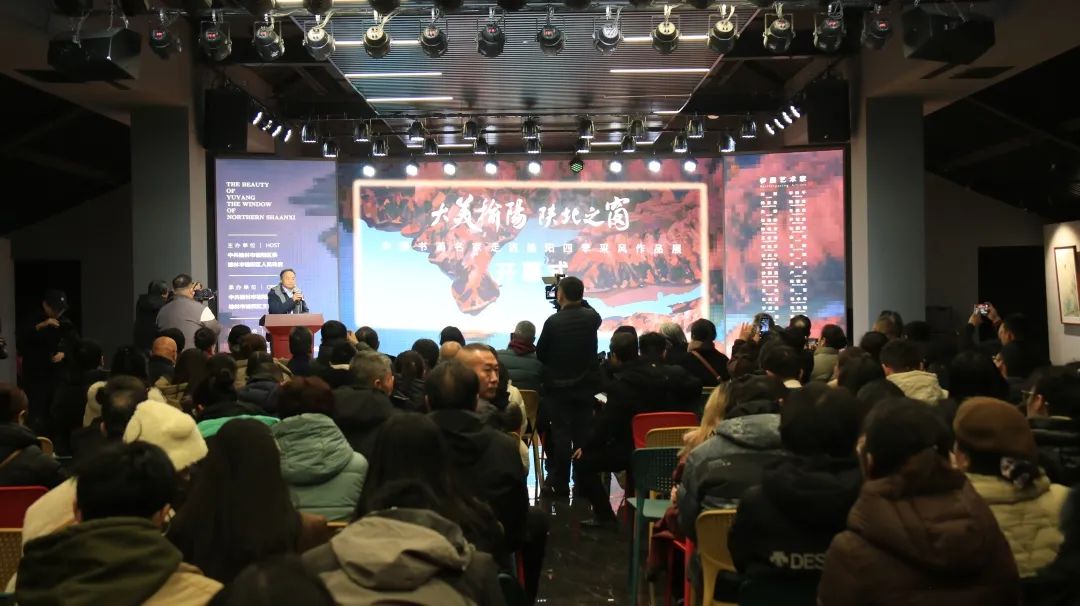 “大美榆阳 陕北之窗”中国书画名家点点游戏体育四季采风作品展开幕 (3).jpg